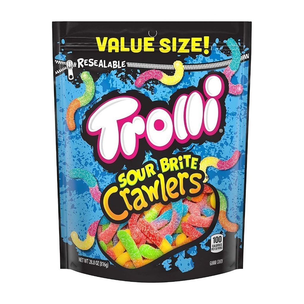 Gomitas Sour Brite Crawlers Trolli, 255g