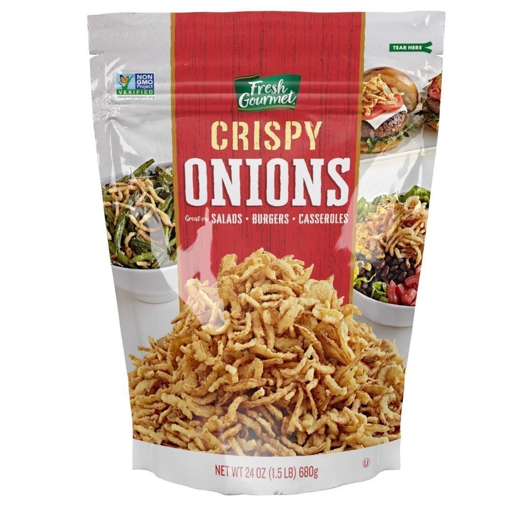 Cebolla Crispy Fresh Gourmet, 680g