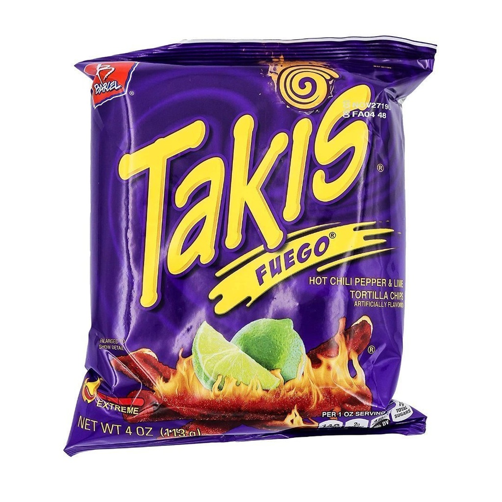 Chips Takis Fuego, 113g
