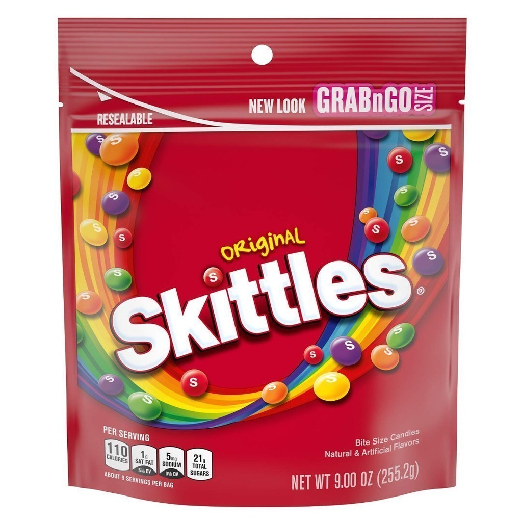 Caramelos Skittles Original, 255.2g