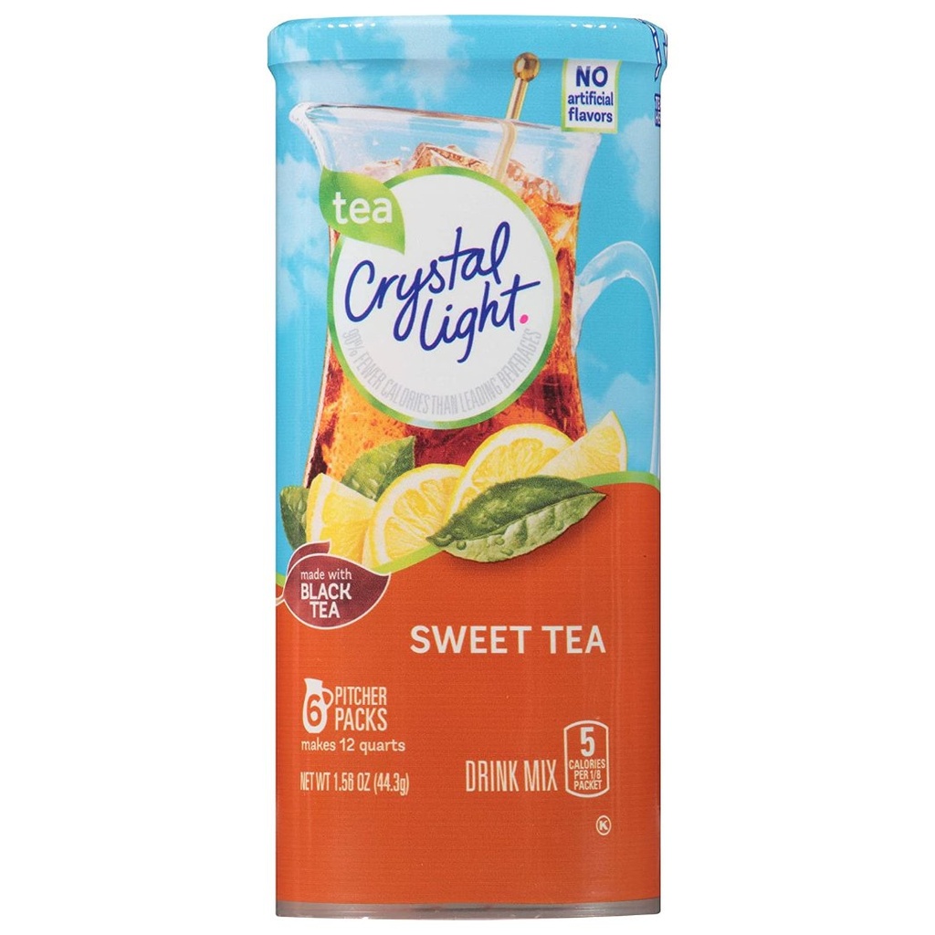Crystal Light Sweet Tea, 6 Pack De Jarra / 44.3g