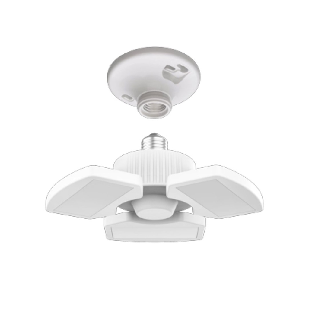 GE LED 30W Luz Blanca Superbrillante Para Uso General, Base Media