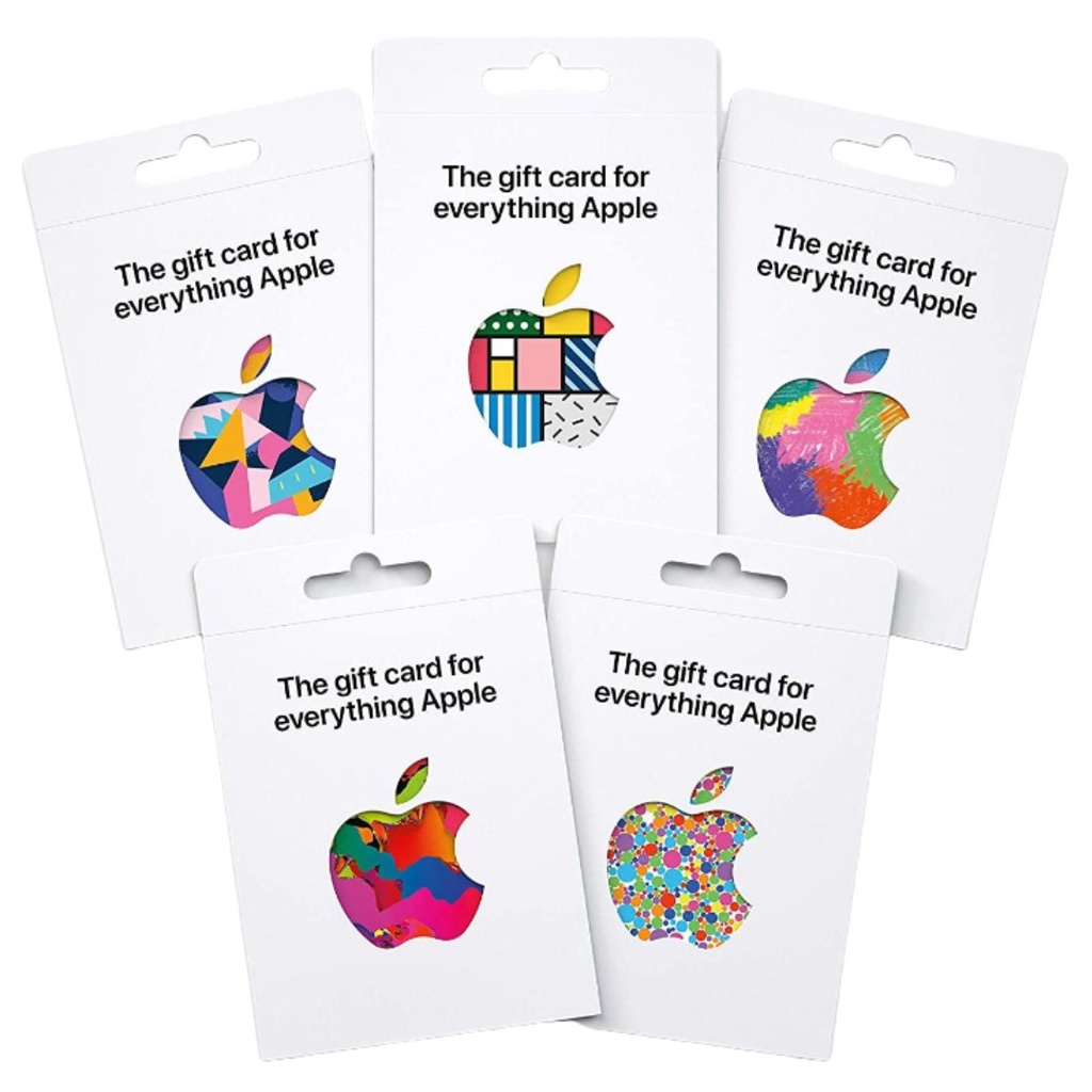 Tarjetas Apple iTunes - App Store, iTunes, iPhone, iPad, Airpods, Macbook, Apple Music, Apple TV, Accesorios y Más - De $20 a $1000