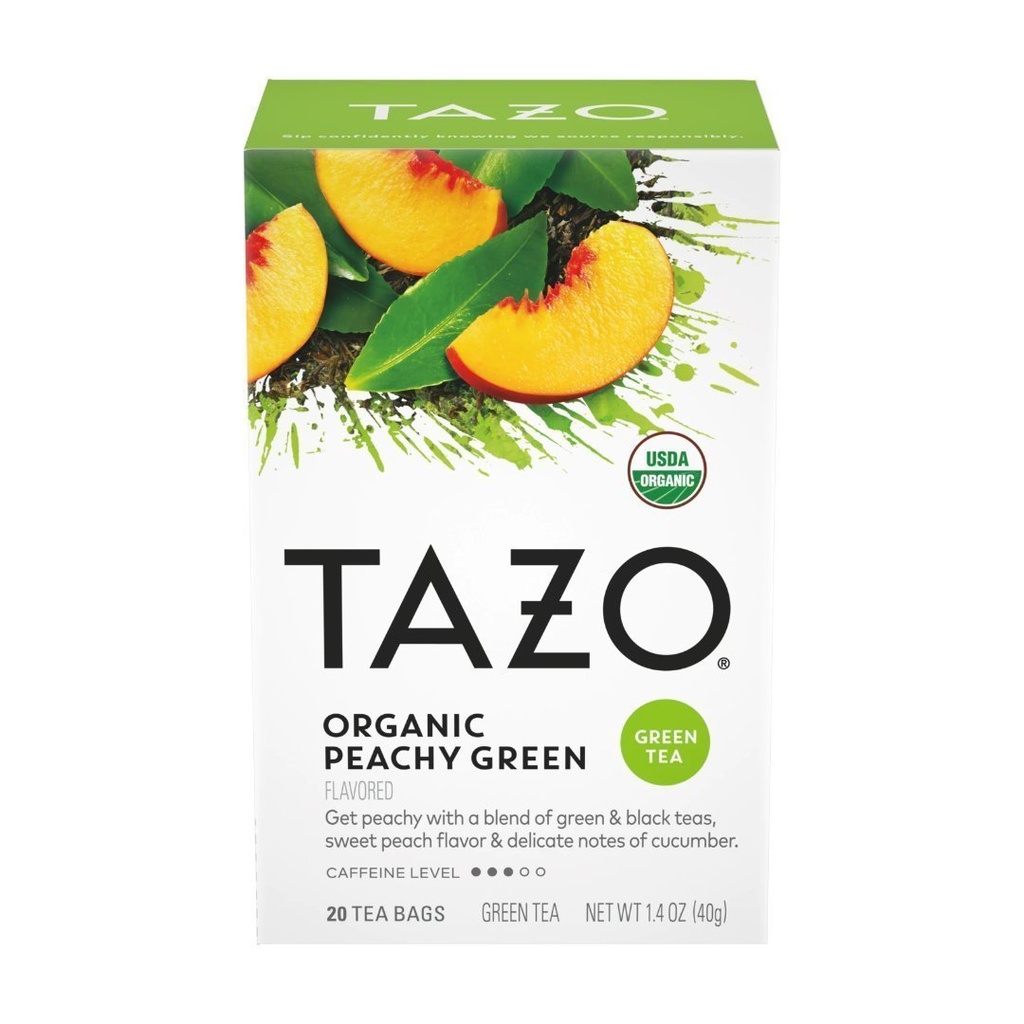 Té Verde Con Durazno Orgánico, TAZO / 20 Pack / 40g
