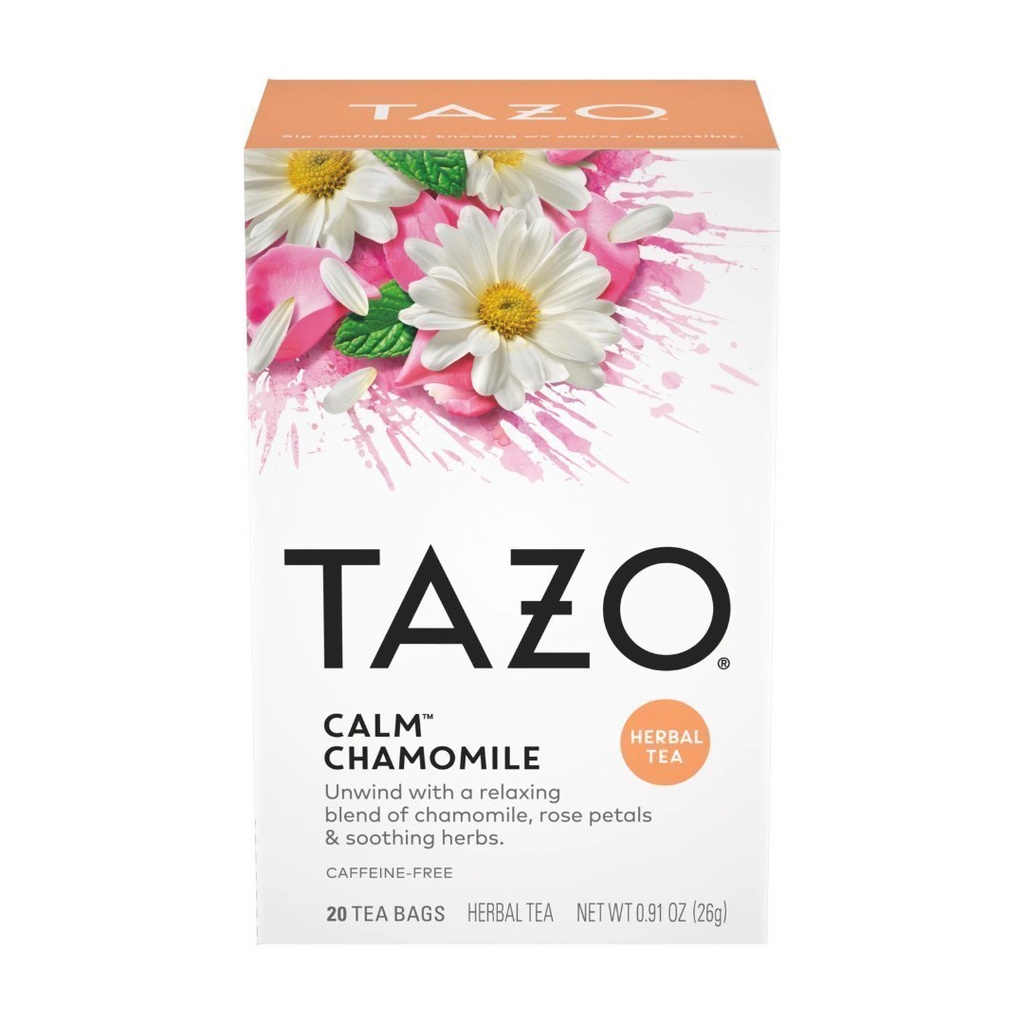 Té De Manzanilla Con Pétalos De Rosa, TAZO / 20 Pack / 26g