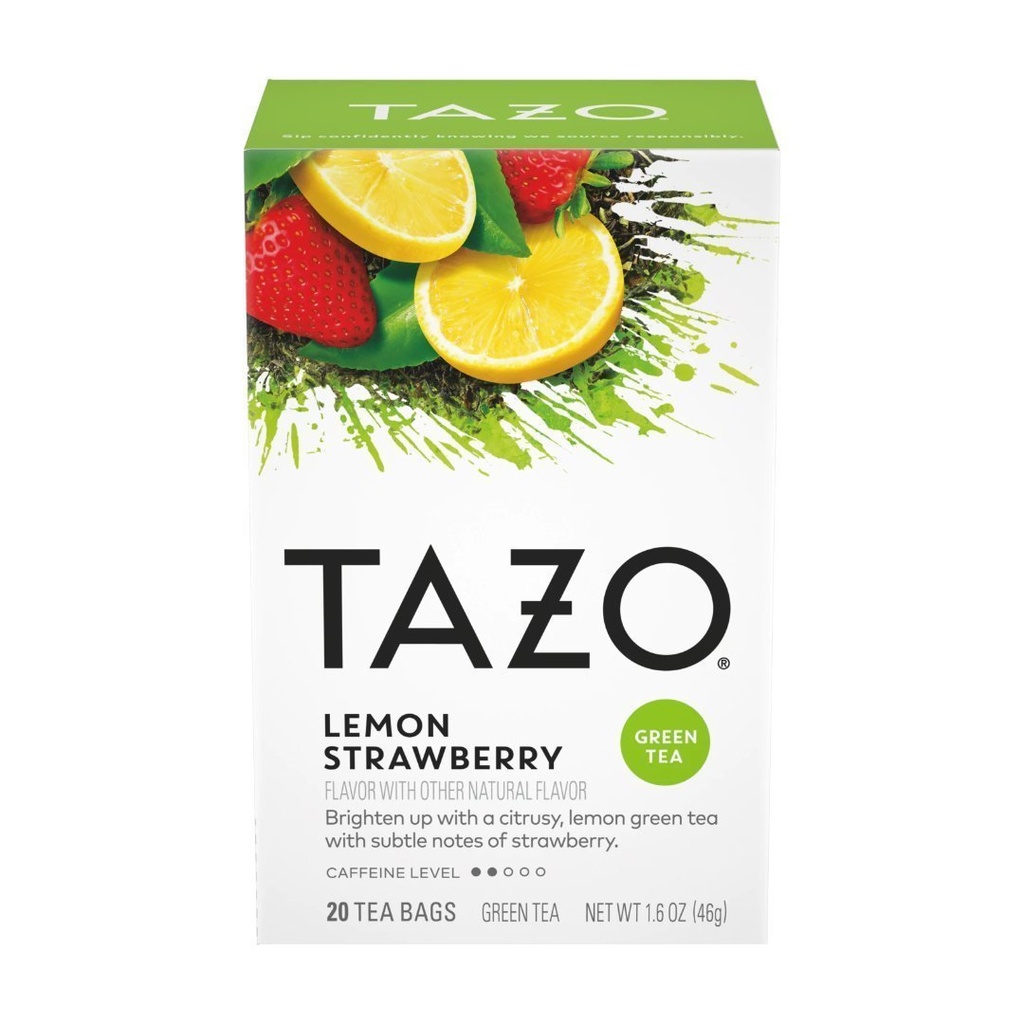 Té Verde Limón y Fresas, TAZO / 20 Pack / 46g