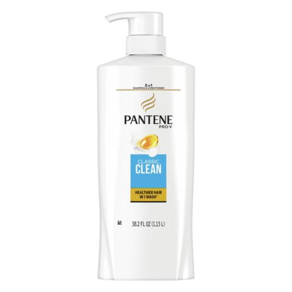 Champú y Acondicionador 2en1 Pantene Pro-V Classic Clean 1.13 L