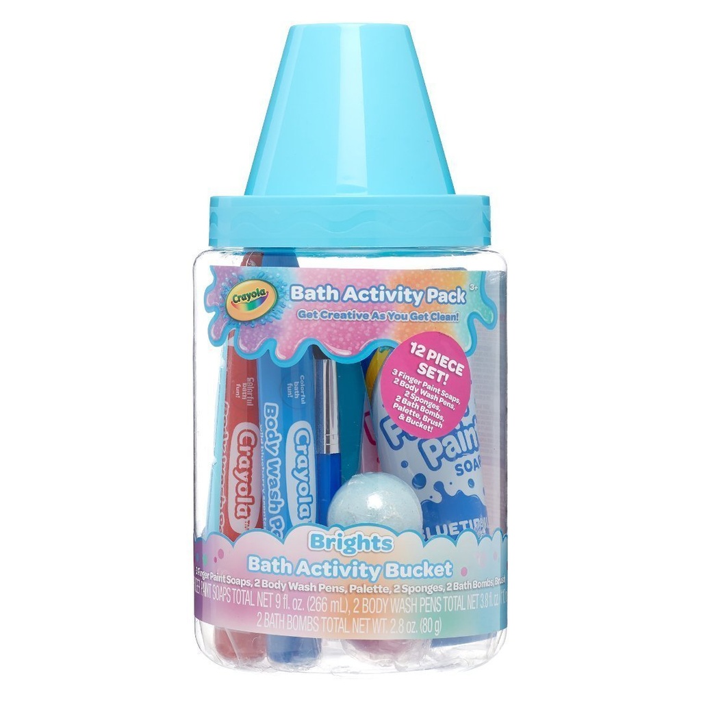 Kit De Actividades De Baño, Crayola / 12 Piezas