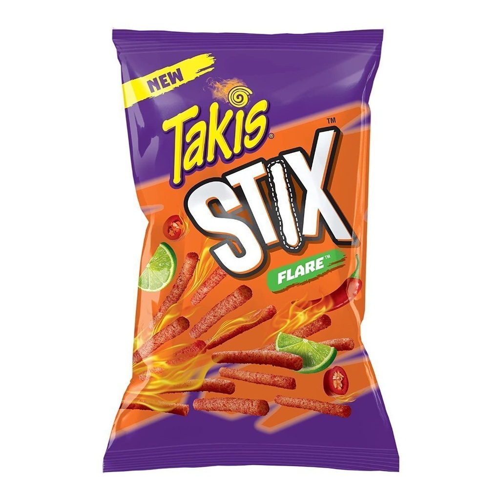 Chips De Tortilla Picante, Takis Stix Flare, 280.7g