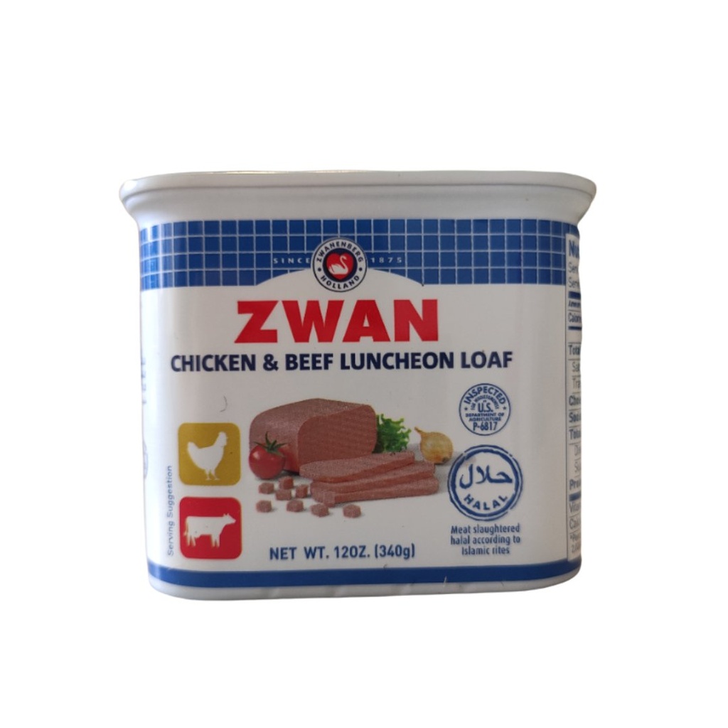 Zwan Mortadela Halal De Carne y Pollo / 340g