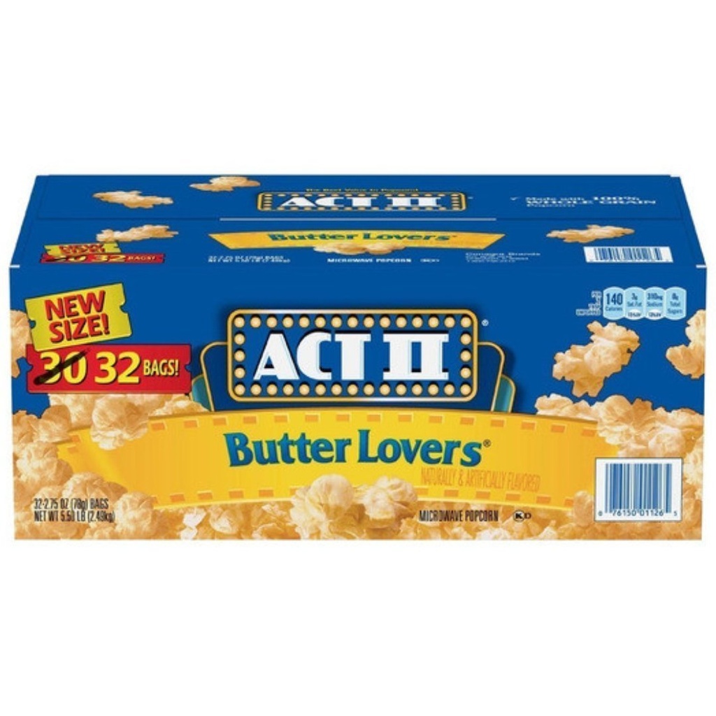 Cotufas de Microondas ACT II / 32 Pack / 78g