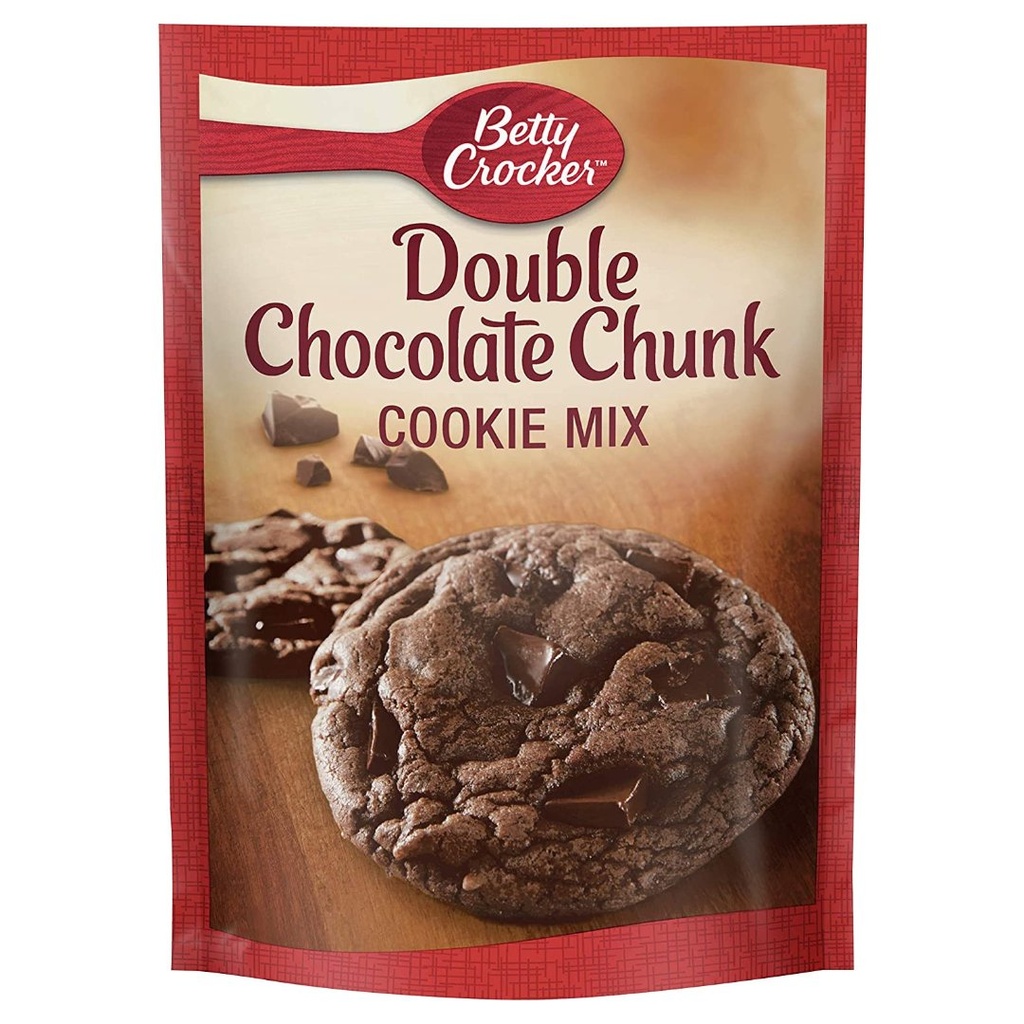 Betty Crocker Mezcla Para Galletas Double Chocolate Chunk,  / 496g