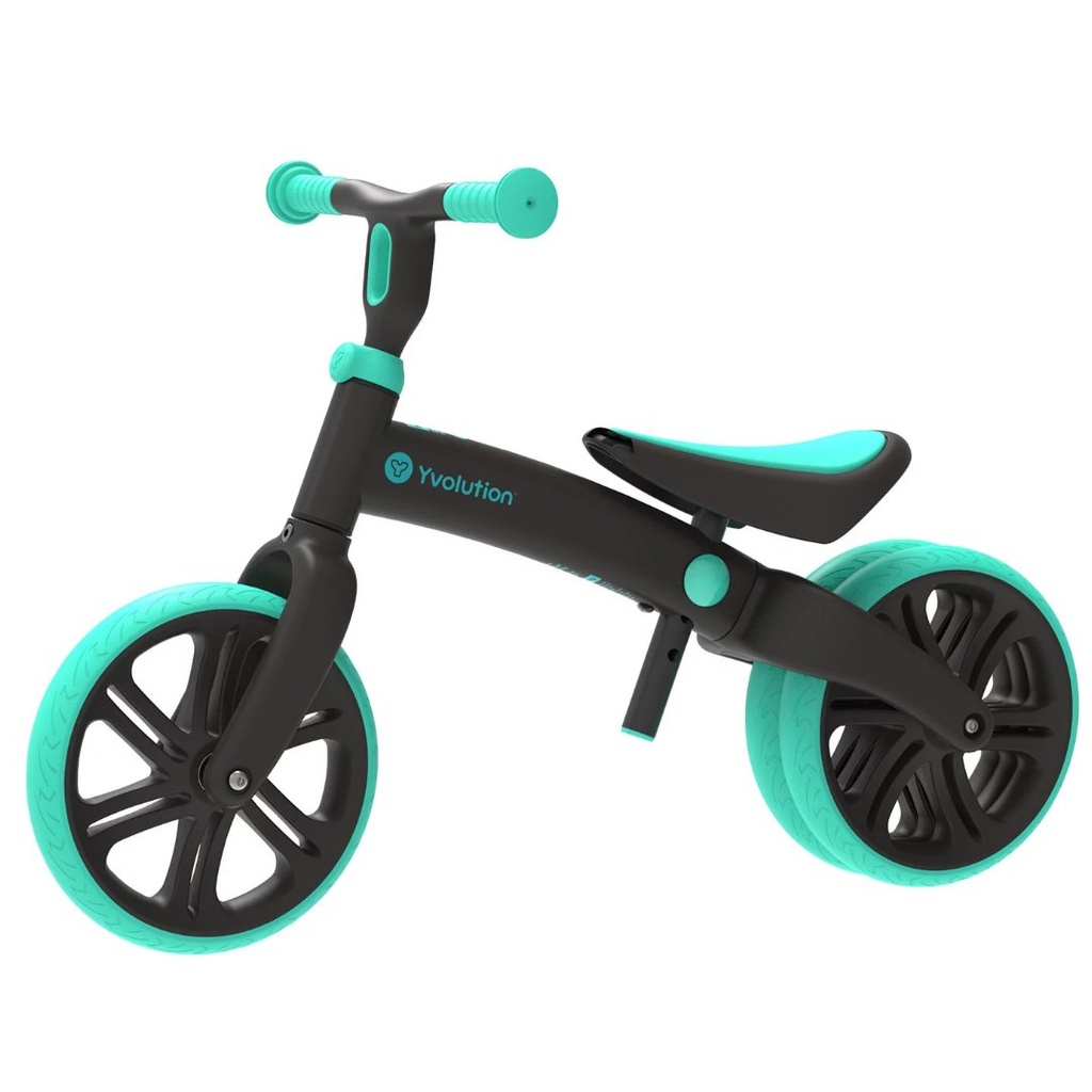 Bicicleta Sin Pedales Junior, Y-Volution Y Velo / De 18 Meses a 4 Años / Color Verde Agua