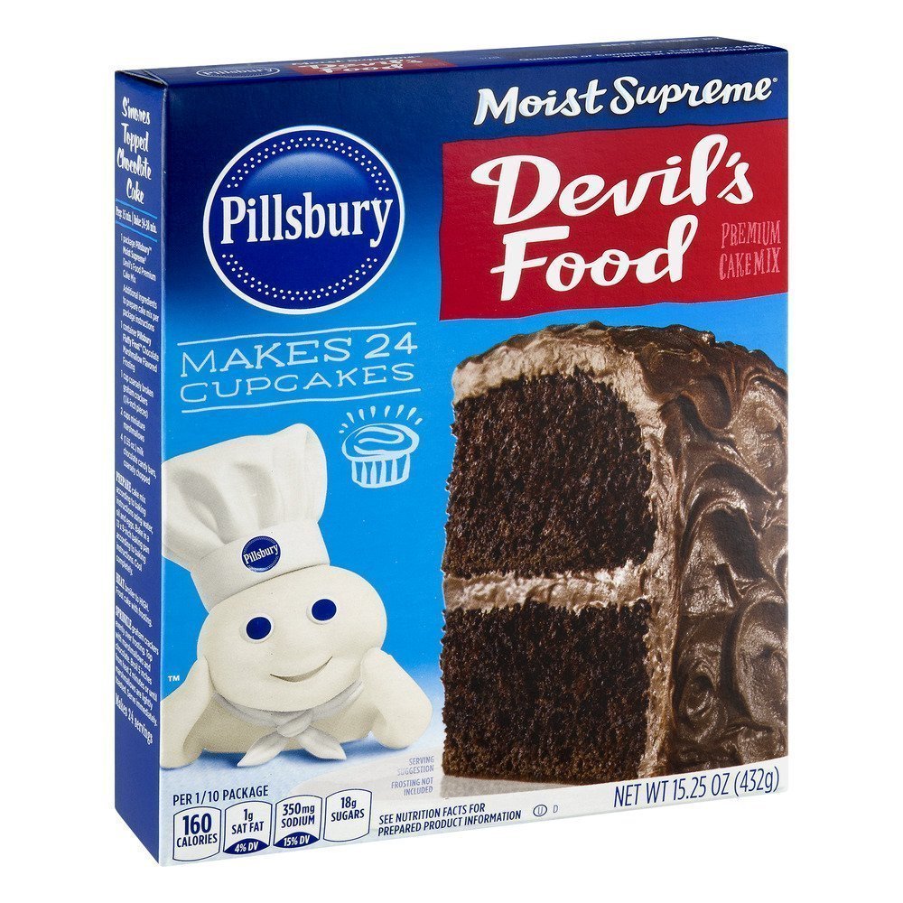 Mezcla Para Torta Pillsbury Devil’s Food Sabor Chocolate, 432g