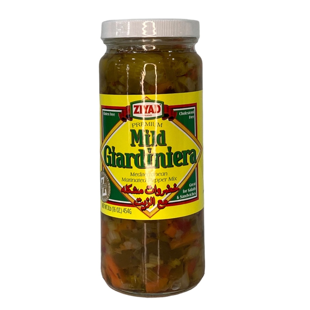 Mezcla De Pimientos Marinados Mediterráneos, Ziyad / 454g