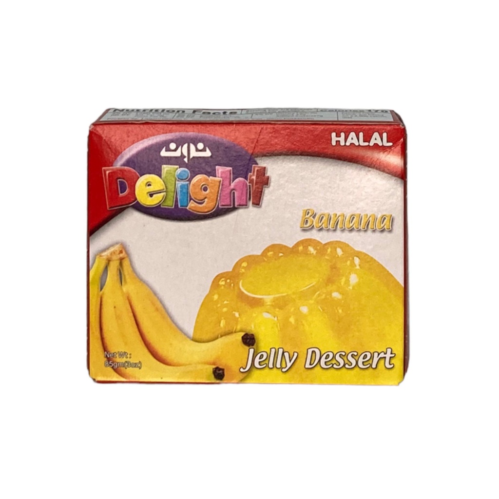 Gelatina De Banana Halal, Delight / 85g