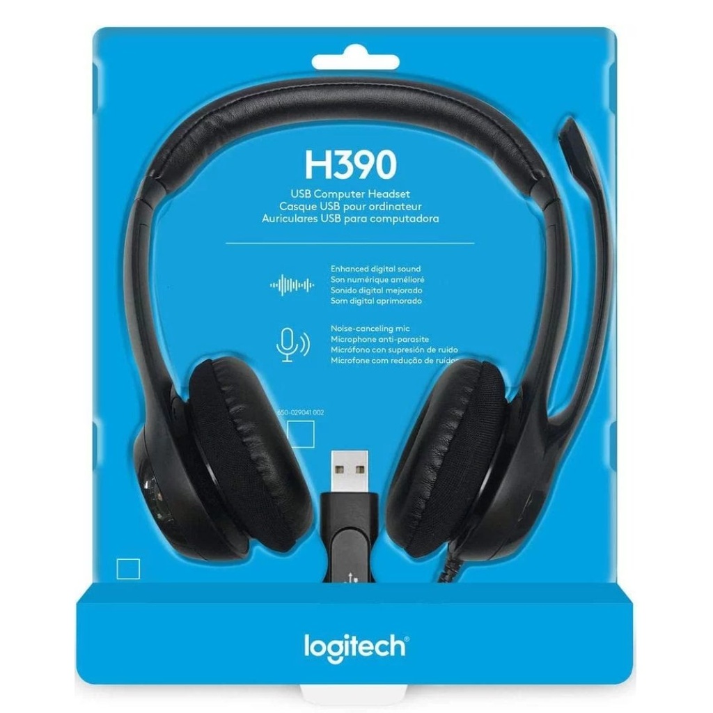 Audífonos USB Logitech H390 / Con Micrófono De Cancelación De Ruido