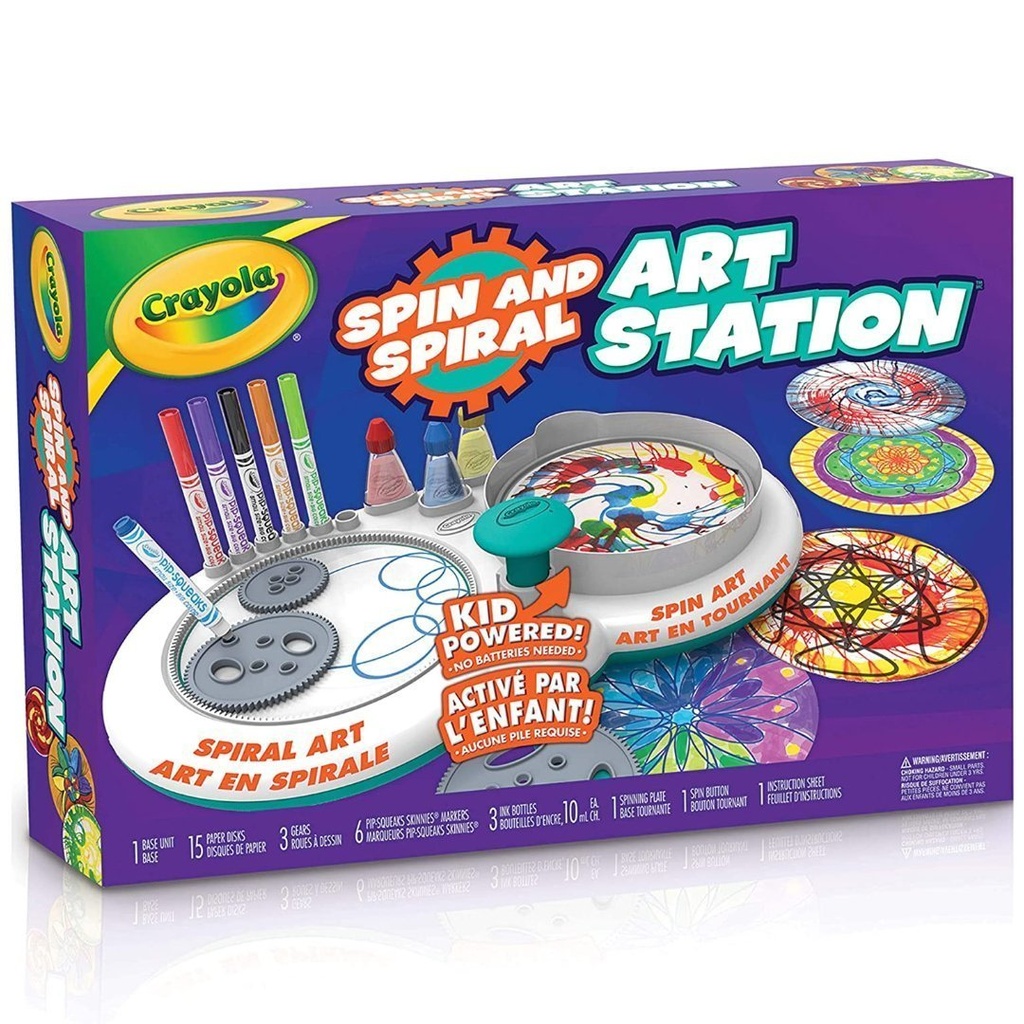Estación De Arte Giro y Espiral, Crayola / 6+ Años