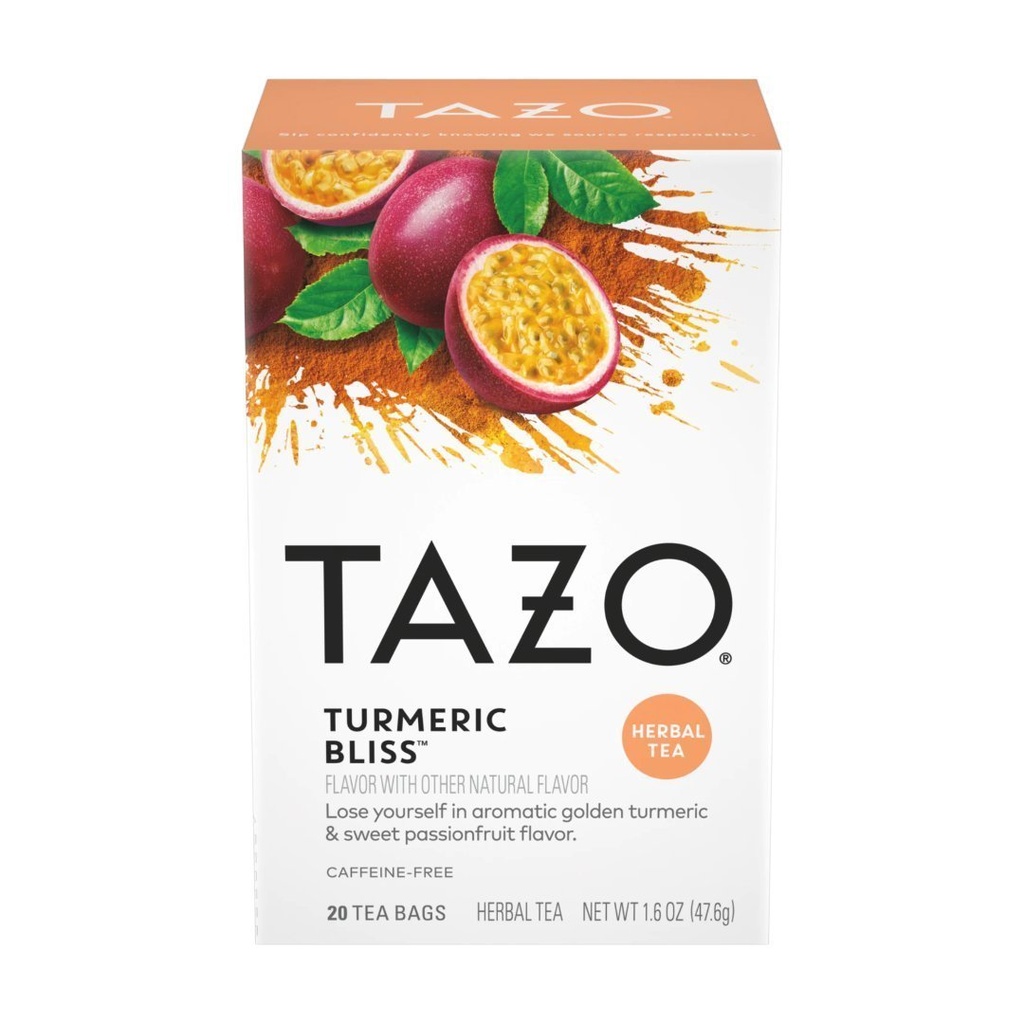 Té De Hierbas Tumeric Bliss, TAZO / 20 Pack / 47.6g