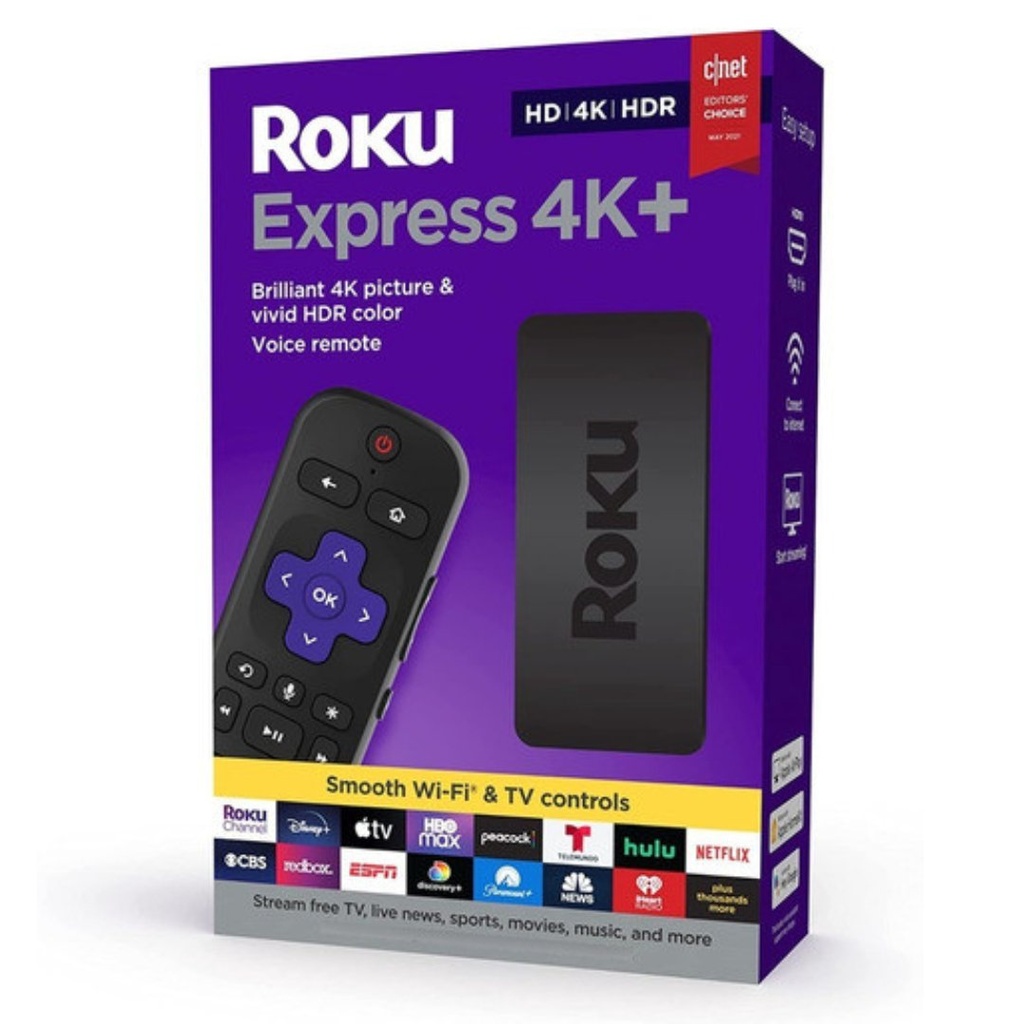 Reproductor Roku Express 4K+ | HD | 4K | HDR