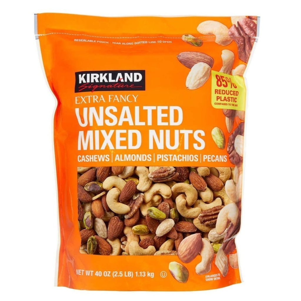 Kirkland Frutos Secos Surtidos Sin Sal Extra Fancy 1.13kg