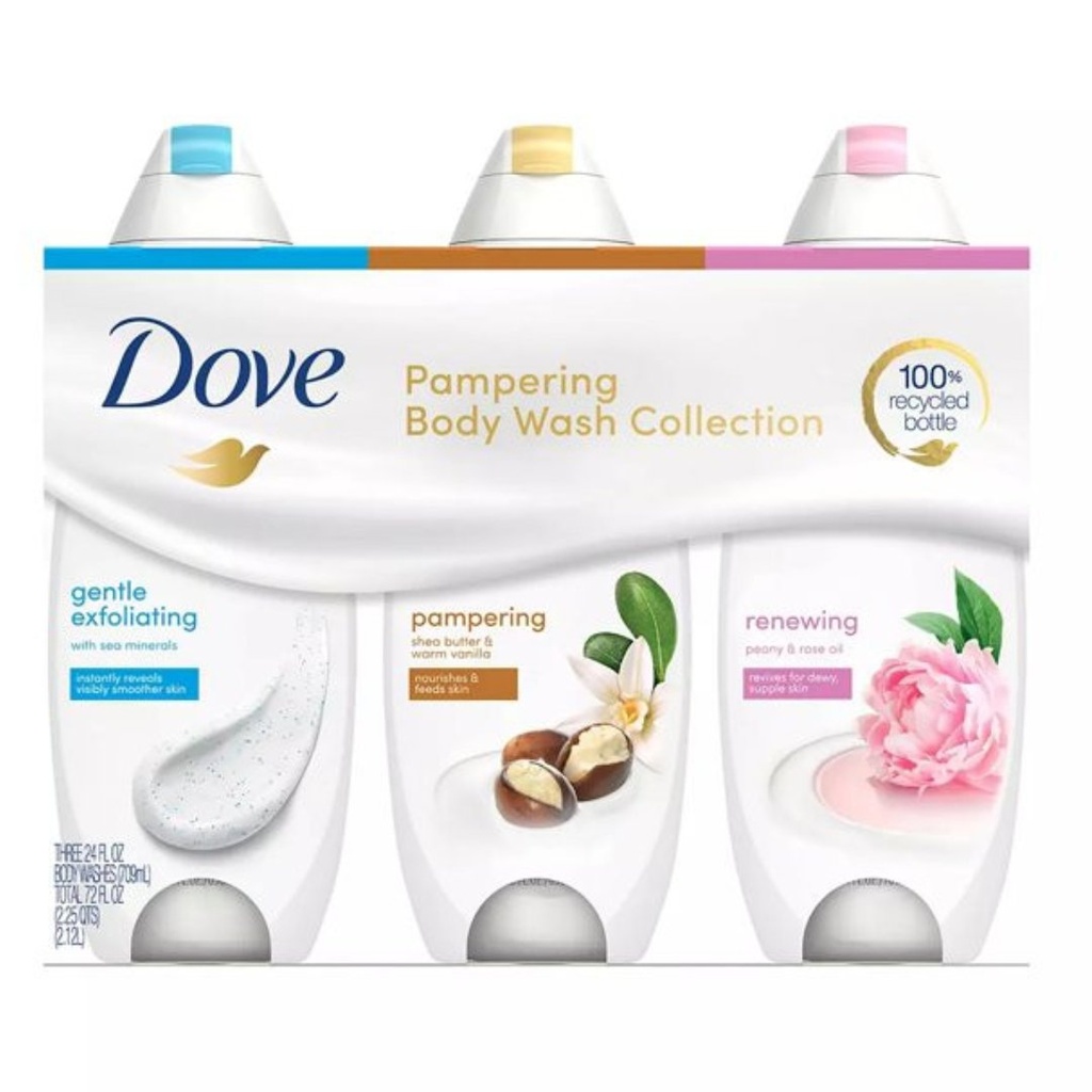 Colección Body Wash, Dove / Paquete Variado / 3 Pack / 710 mL