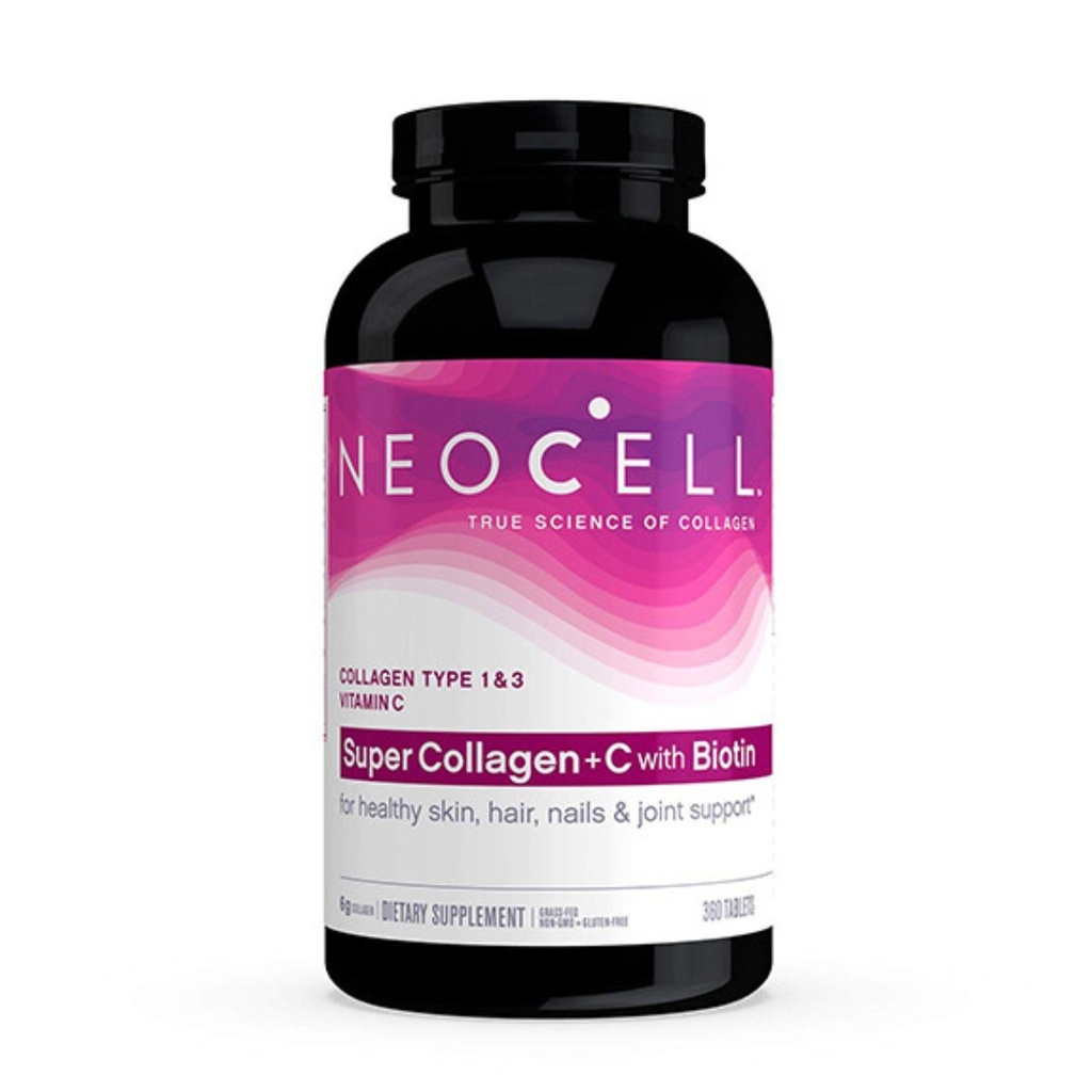 Súper Colágeno + Vitamina C Con Biotina, Neocell / 360 Capsulas
