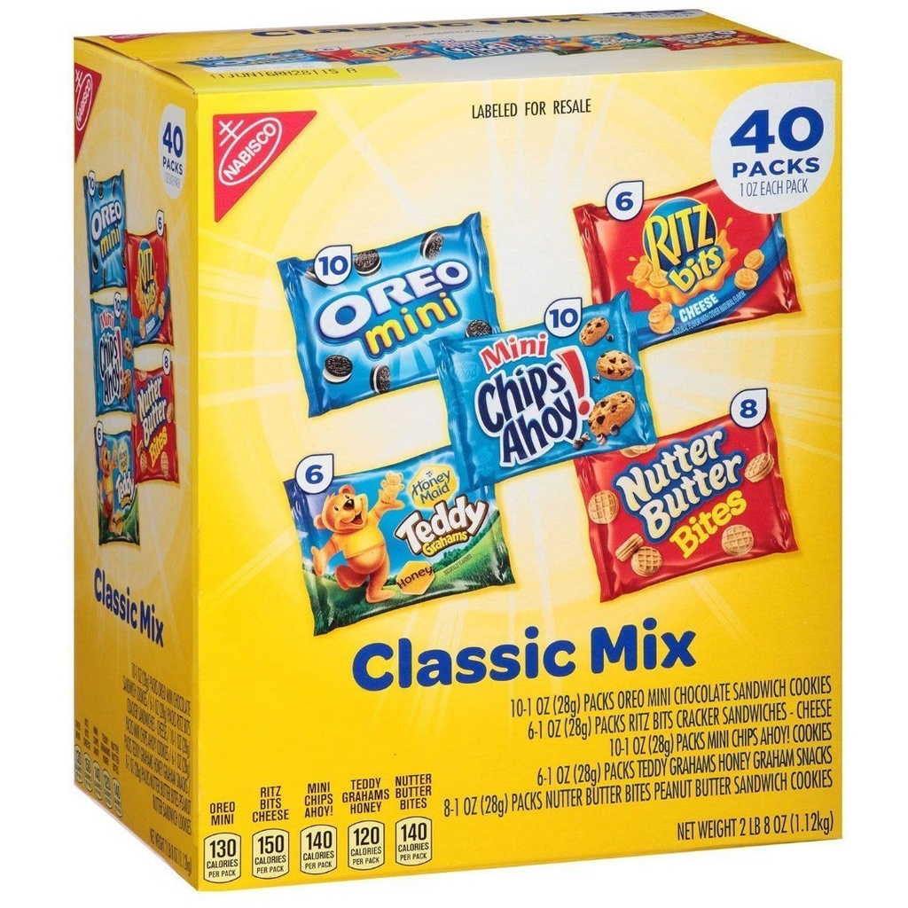 Snacks Clásicos Básicos Variados, Nabisco / 40 Pack