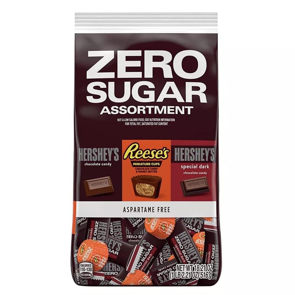 Caramelos De Chocolate Sin Azucar, Hershey´s / 64 Pack / 515g