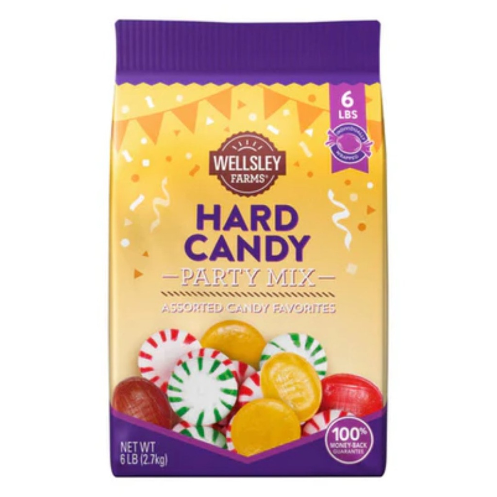 Caramelos Duros Party Mix, Wellsley Farms / 2.7 Kg