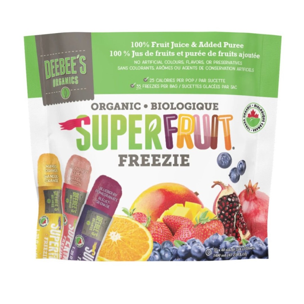 Bambinos Orgánicos 100% Jugo De Fruta Sabores Variados, Deebee's Organics / 35 Pack / 40 mL