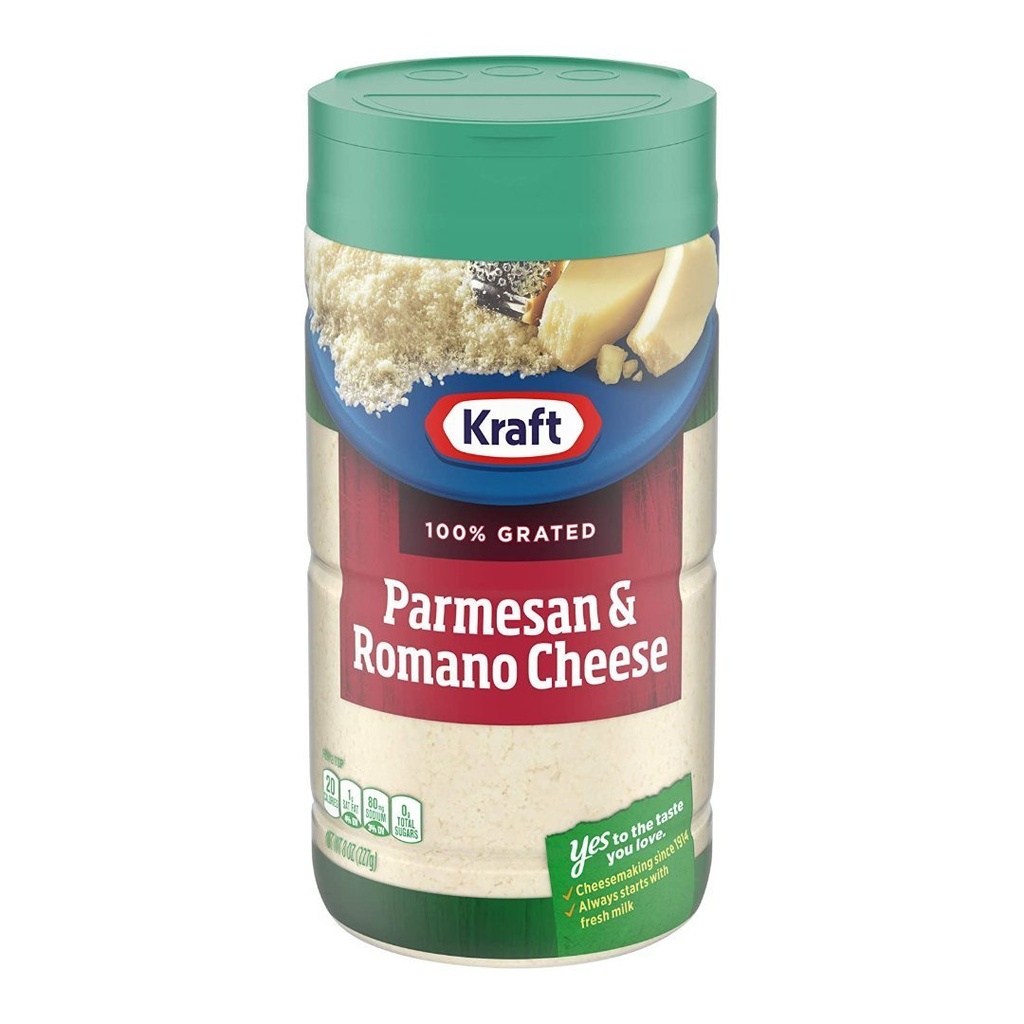 Queso Parmesano y Romano, Kraft / 226gr