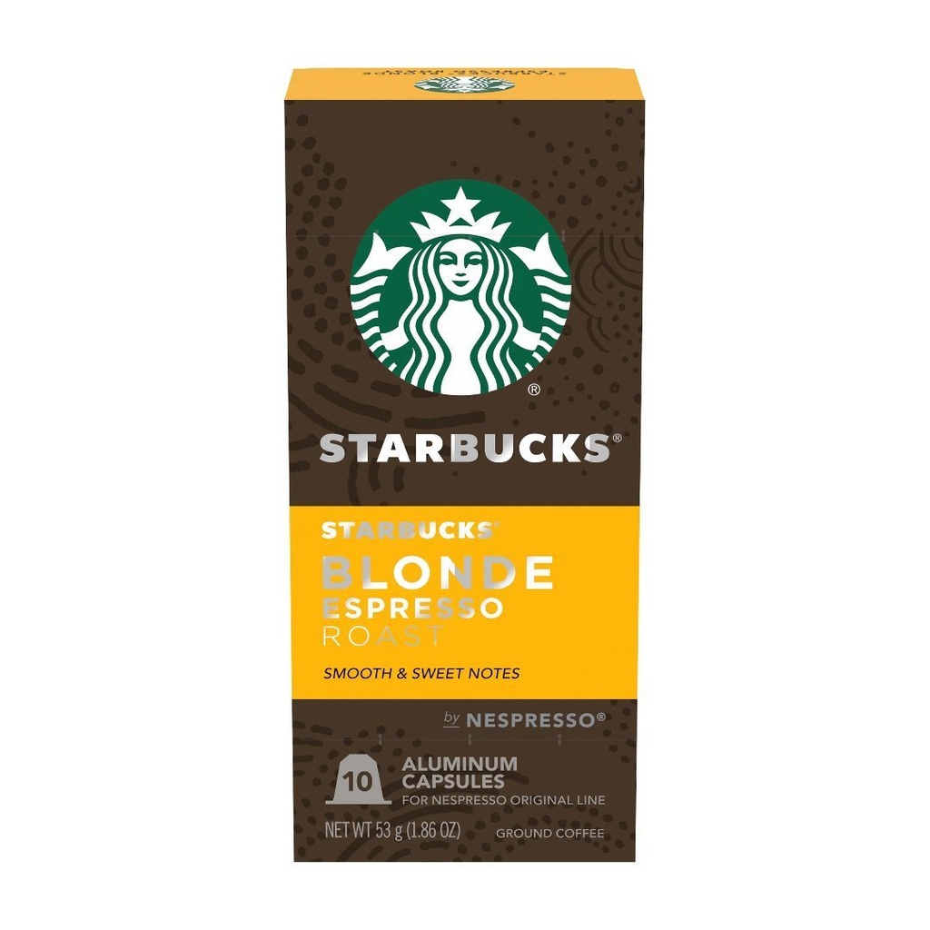 Capsulas De Café Starbucks By Nespresso - Blonde Espresso / 10 Pack