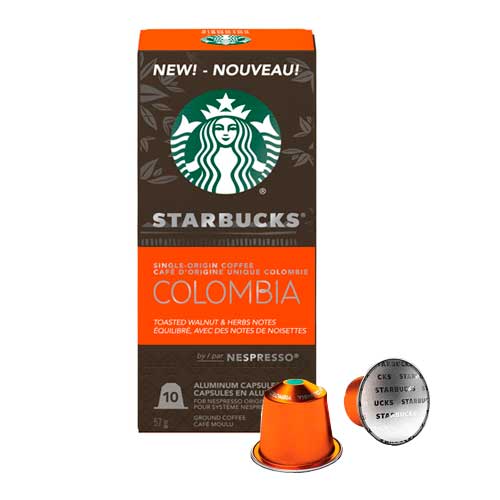 Capsulas De Café Starbucks By Nespresso - Colombia / 10 Pack