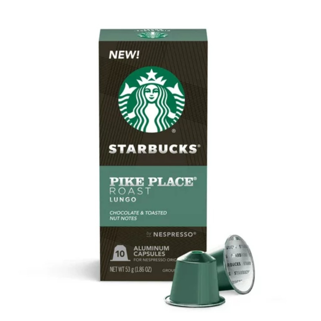 Capsulas De Café Starbucks By Nespresso - Pike Place / 10 Pack
