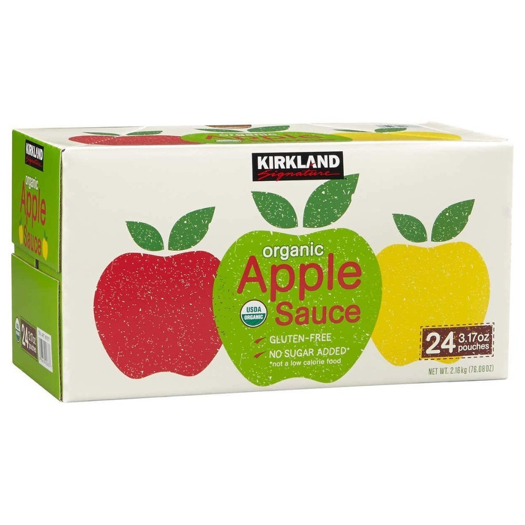 Jugos Orgánicos De Manzana, Kirkland Signature / 24 Pack / 90g