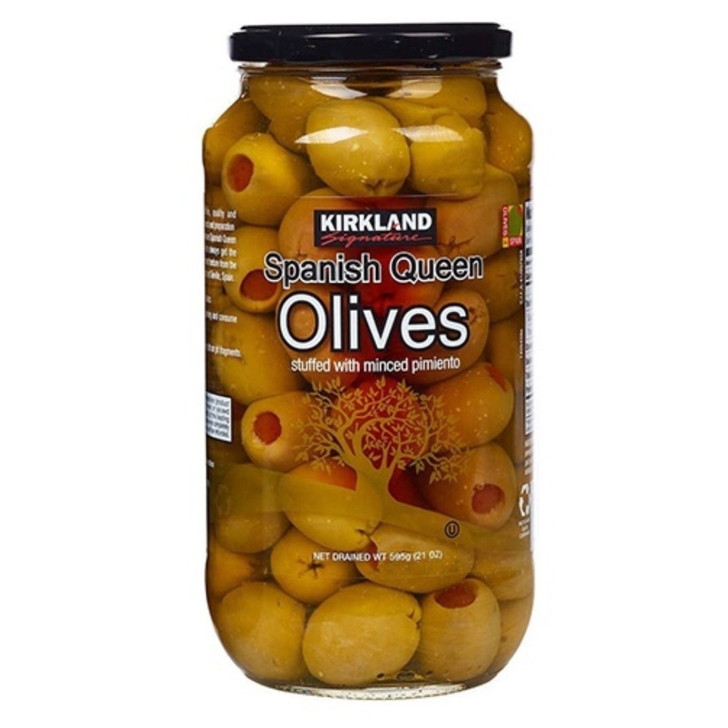 Aceituna Reina Española Rellena De Pimiento, Kirkland Signature / 595g