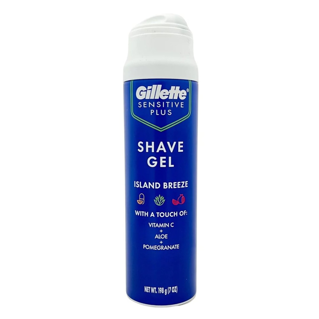 Gillette Island Breeze Gel De Afeitar / 198gr