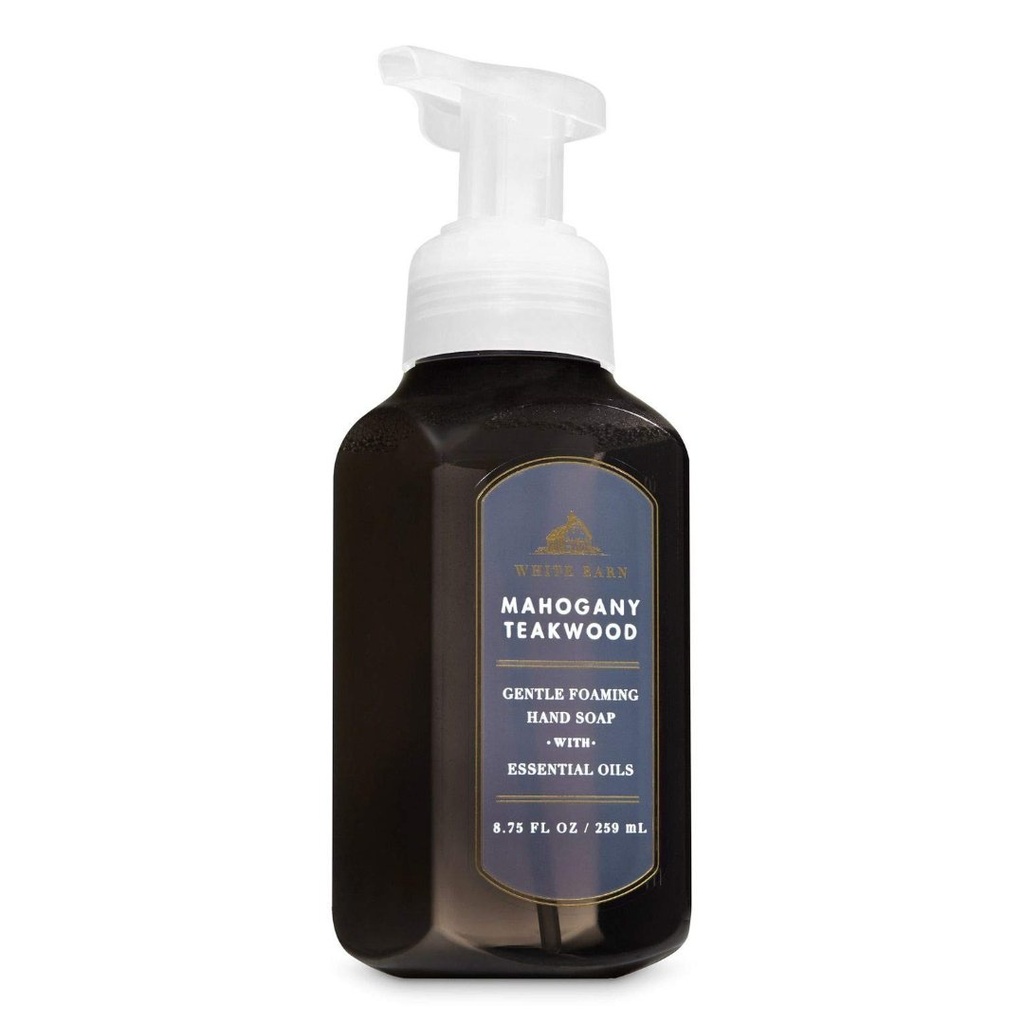 Jabón De Manos Espumoso Mahogany Teakwood, Bath &amp; Body Works  / 259 mL