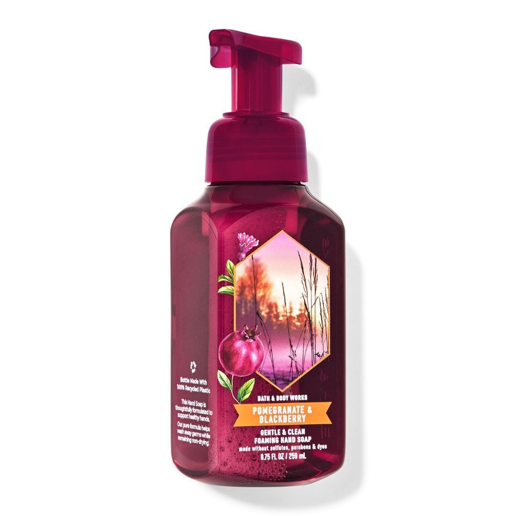 Jabón De Manos Espumoso Pomegranate &amp; Blackberry, Bath &amp; Body Works  / 259 mL