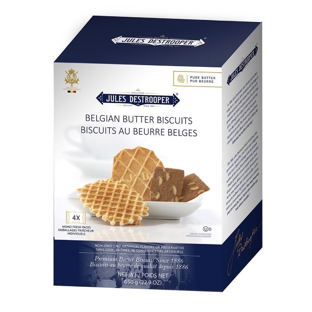 Galletas De Mantequilla Belga, Jules Destrooper / 650g