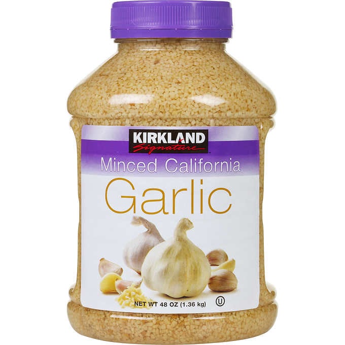 Condimento Ajo en Trozos Kirkland, 1.36kg
