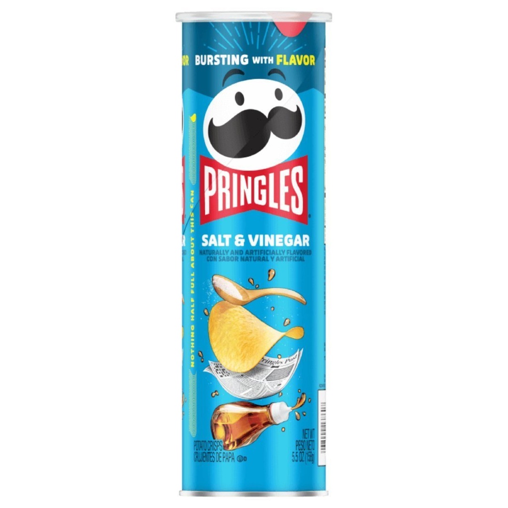 Papas Pringles Sal y Vinagre, 158g