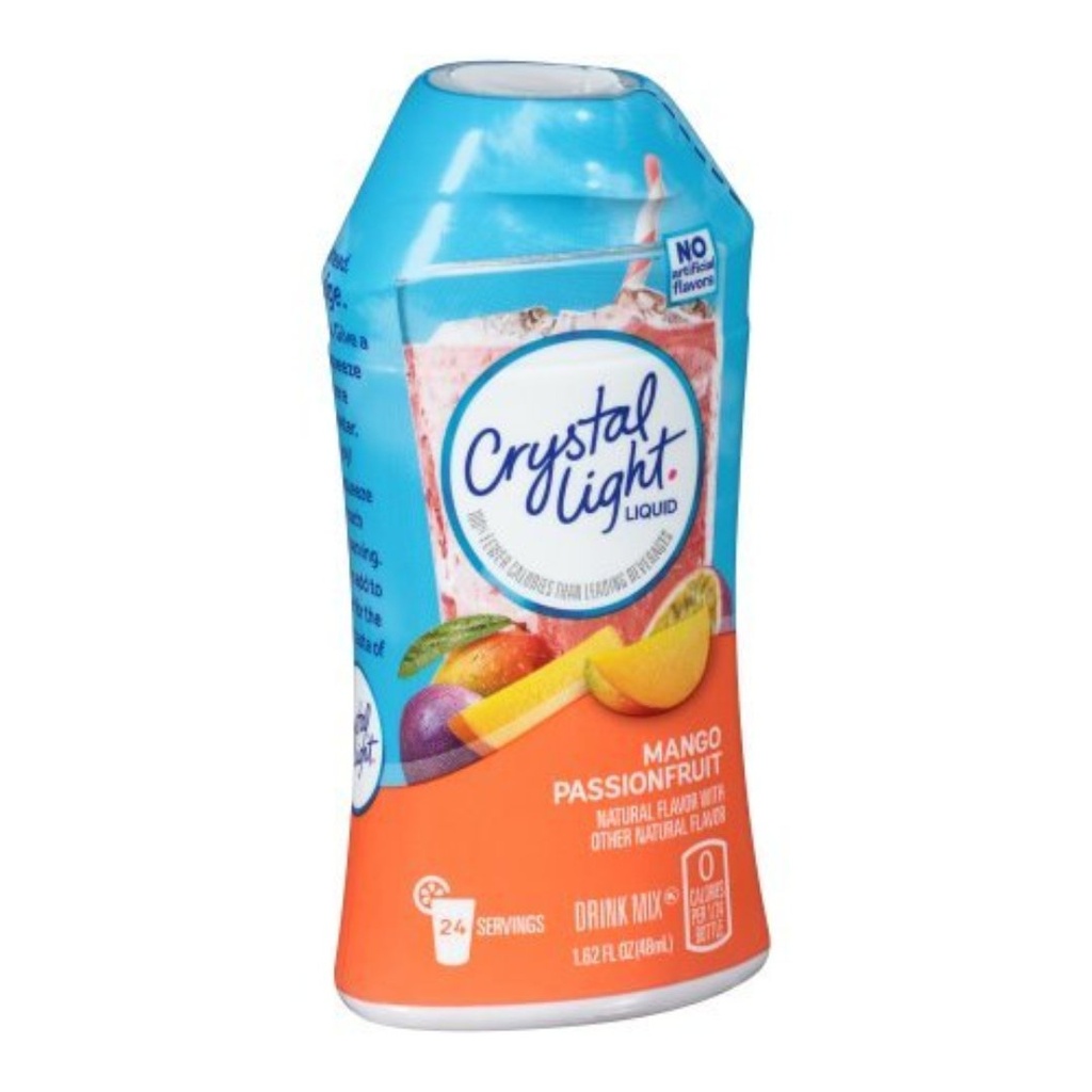 Líquido Concentrado De Mango y Parchita, Sin Cafeína, Crystal Light / 48 mL