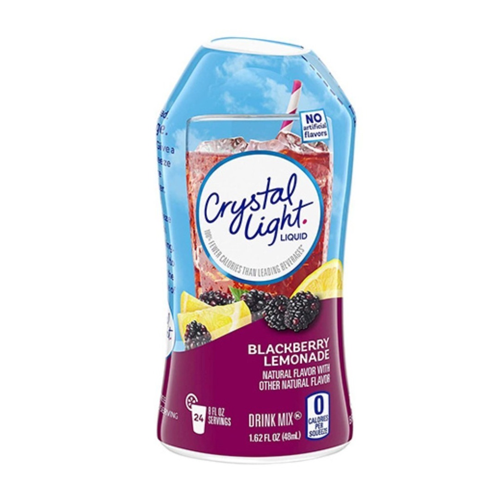 Líquido Concentrado De Limonada Y Mora, Sin Cafeína, Crystal Light / 48 mL