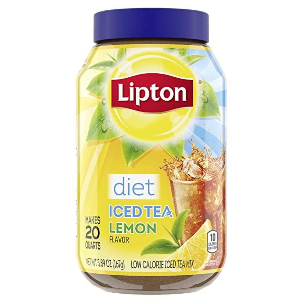 Mezcla De Té Frio Lipton De Dieta Con Sabor a Limón, 167g