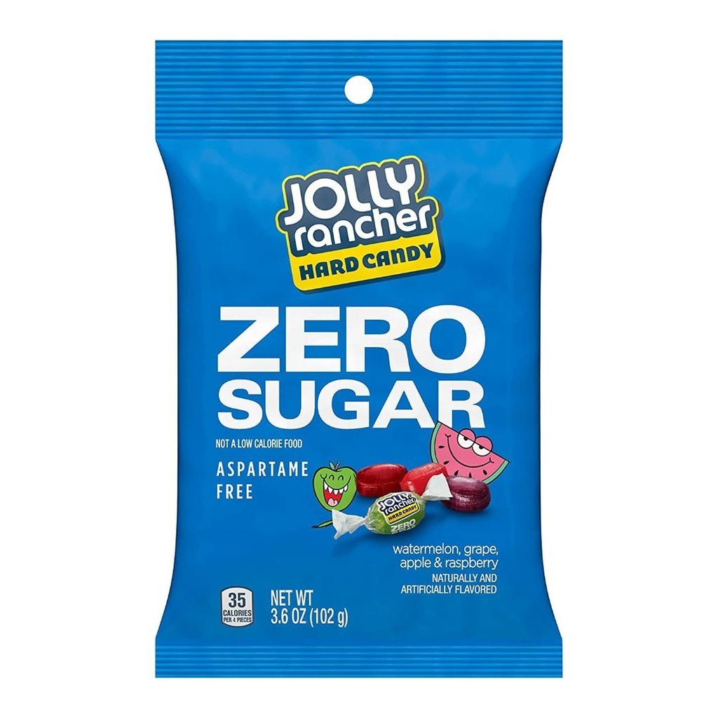 Caramelos Duros De Fruta Sin Azúcar, Jolly Rancher / 102g