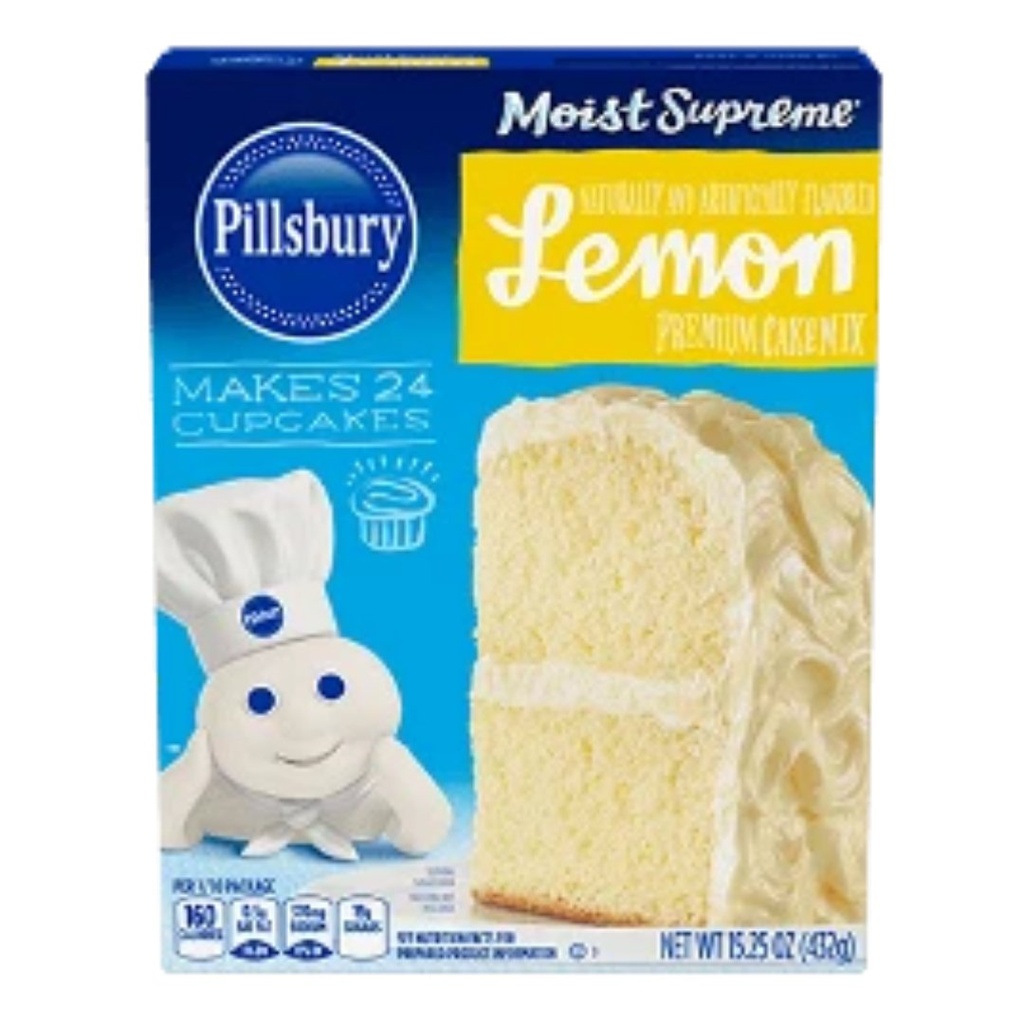 Mezcla Para Torta Pillsbury Sabor Limón, 432g