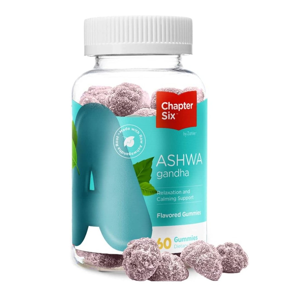 Ashwagandha - Suplemento De Apoyo Para El Estado De Ánimo y La Relajación, Chapter Six / 60 Gomitas