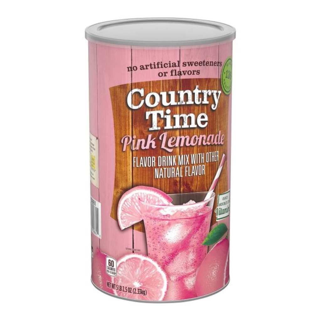 Mezcla De Limonada Rosada, Country Time / 2.33 Kg